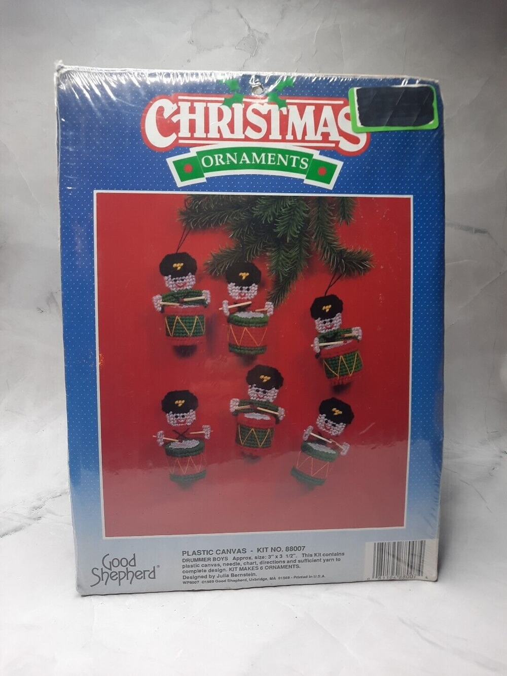 Good Shepherd Plastic Canvas Christmas Ornaments Drummer Boys 88007